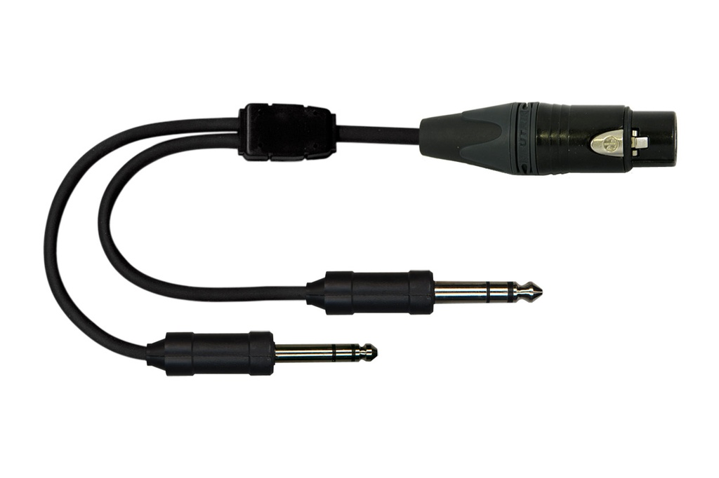 [1192] Aviation Adapters for XLR-5 Headsets (2-Plug)