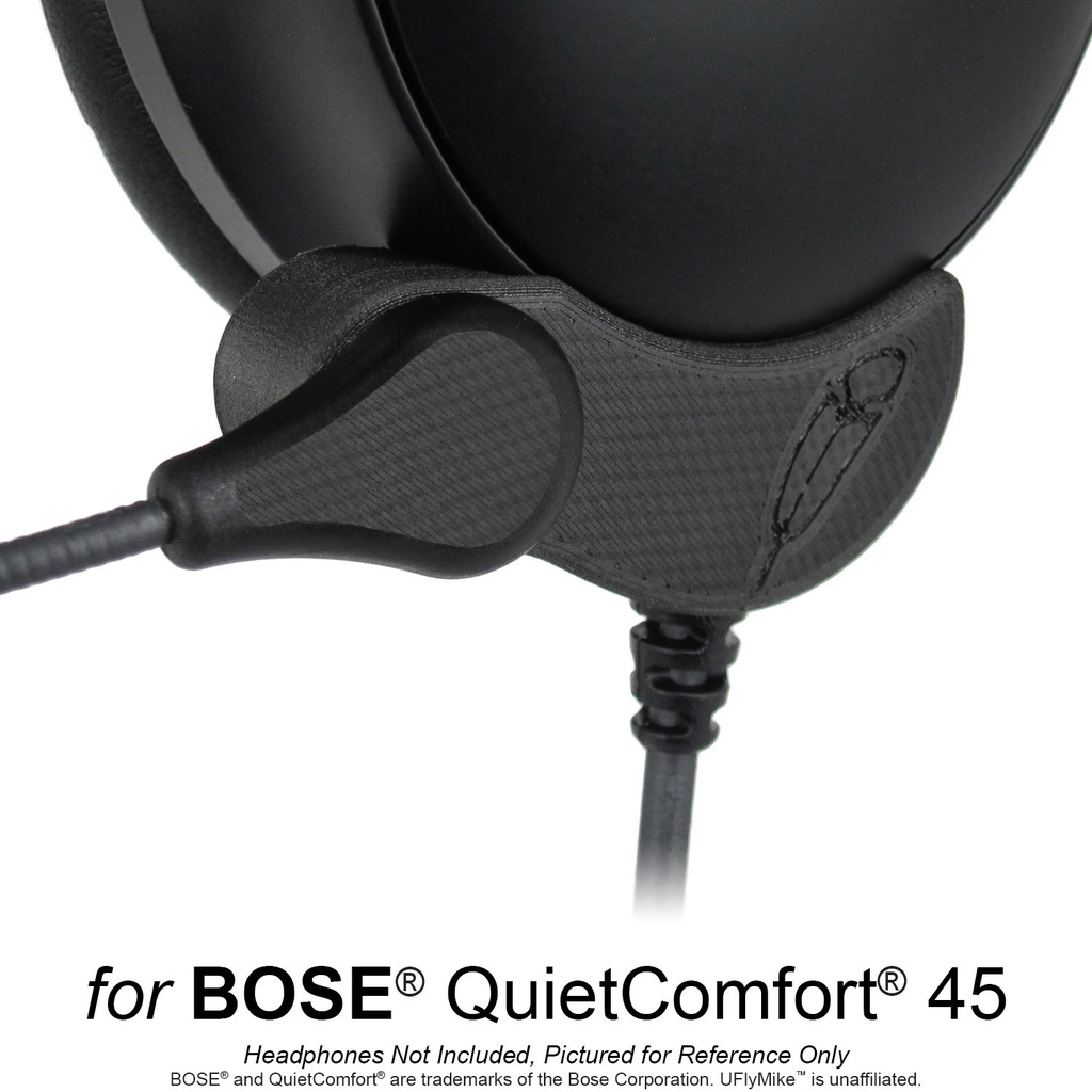 [KHL-001] HARMONY Aviation Kit (Bose QuietComfort & QuietComfort 45, Left Side, 2-Plug, No Case)